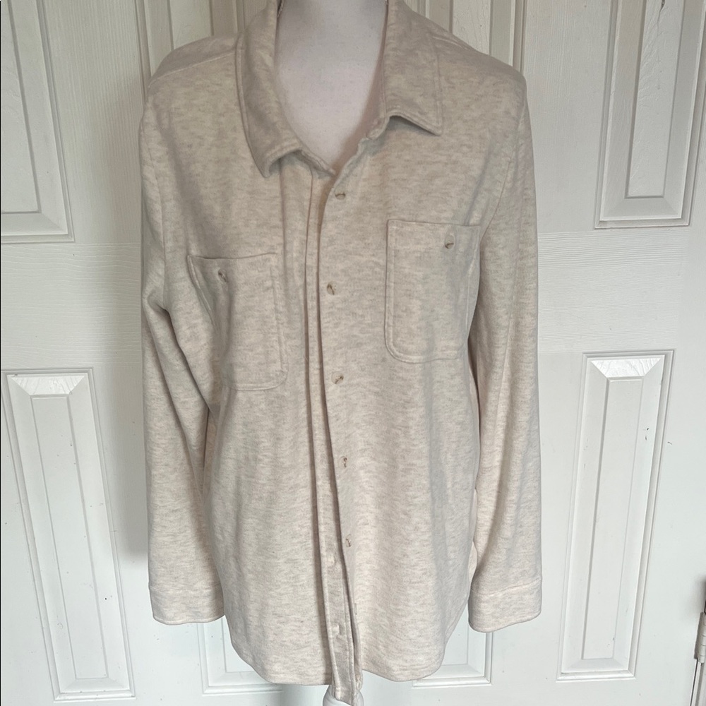 Thread & Supply Cream Shirt Jacket